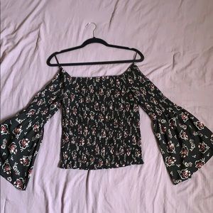 Bohemian off the shoulder blouse